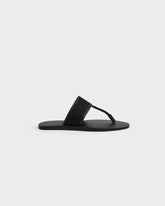 Be Canvas & Leather Thong Sandals | 