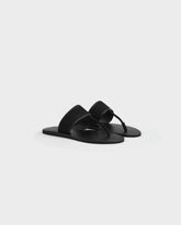 Be Canvas & Leather Thong Sandals | 