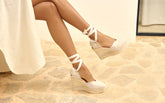 Soft Suede Heart-Shaped<br />Wedge Espadrilles - Scarpe Donna | 