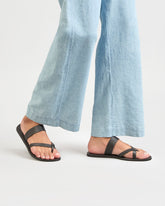 Mia Slide Leather Sandals - Alex Rivière x Manebí|Shoes View All | 