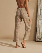 Printed Washed Linen Belem Trousers - Private Sale|Women's Edit | 