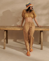 Linen Palmas Top | 
