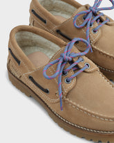 Suede and Shearling Field Moccasins - R94KT - Hamptons - Champagne Beige | 