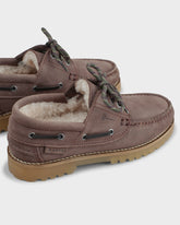 Mocassini in Nabuck e Montone con Suola Carrarmato - Field Moccasins | 