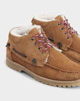 Suede With Shearling Field Ankle Boot | 