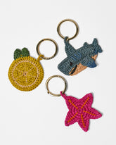 Raffia Lemon Keyring - Bags & Accessories | 