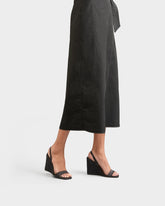 Espadrillas Diana Slingback Open-Toe con Zeppa in Silk Satin | 