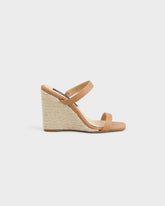 Lou Leather Wedge Mule Espadrilles - Women's Shoes | 