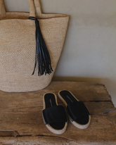 Espadrillas Mon Slide in Silk Satin - Scarpe|Alex Rivière Studio x Manebí | 
