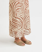 Mon Silk Satin Slide Espadrilles - Women's Shoes | 
