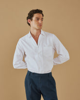 Oxford Cotton Panama Shirt - Fall/Winter Collection|Men's Clothing | 