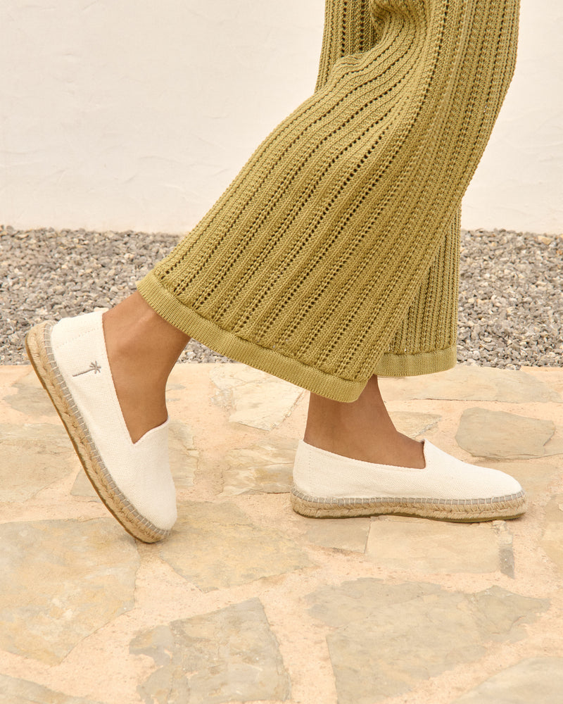 White flat sale espadrilles