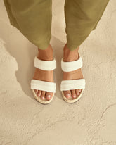 Organic Hemp Two Straps Sandals - Women’s Shoes | 