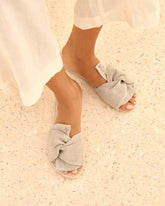 Organic Hemp Sandals With Knot | 