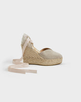 Organic Hemp Heart-Shaped Wedge Espadrilles - Wedge Espadrilles | 