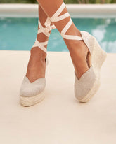 Organic Hemp Heart-Shaped<br />Wedge Espadrilles - Women’s Shoes | 