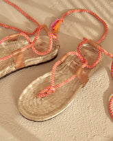 Tie-Up Ropes Jute Sandals - FORTE_FORTE X Manebí | 