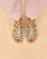Jute Tie-Up Rope Sandals - Women’s Sandals | 