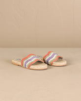 Raffia Crochet Jute Sandals - Women’s Shoes | 