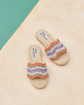 Raffia Crochet Jute Sandals | 