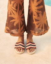 Raffia Crochet Jute Sandals - Women’s Shoes | 