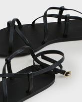 Leather Ankle Strap Sandals - Women’s Sandals | 