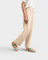 Raffia Crochet Jute Clog Mules | 