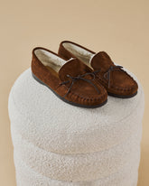 Paradiso Suede With Faux Fur Moccasins - Men’s Loafers | 
