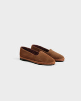 Brummel Suede Venetian Slippers - Luca Rubinacci x Manebí|Women | 