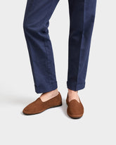 Brummel Suede Venetian Slippers - Men's Shoes | 