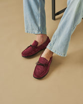 Paradiso Suede With Faux Fur Moccasins - Men’s Loafers | 