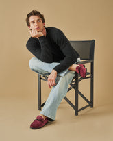 Paradiso Suede With Faux Fur Moccasins - Men’s Loafers | 