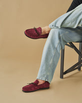 Paradiso Suede With Faux Fur Moccasins - Men’s Loafers | 