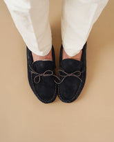 Paradiso Suede With Faux Fur Moccasins - Men’s Loafers | 