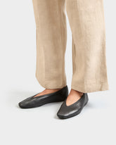 Nappa Leather Ballet Flats | 