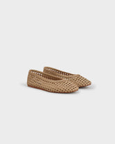 Leather Woven Ballet Flats - Women's Bestselling Shoes | 