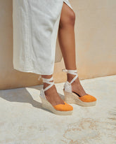 Soft Suede Heart-Shaped<br />Wedge Espadrilles - All | 