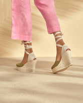 Soft Suede Heart-Shaped<br />Wedge Espadrilles - Cyber Monday Women | 
