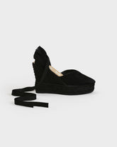 Suede Heart-Shaped Wedge Espadrilles - Wedge Espadrilles | 