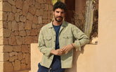 Stonewashed Cotton<br />Santa Fe Field Jacket - Abbigliamento Uomo | 