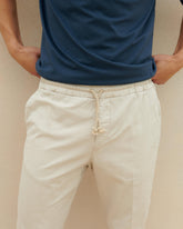 Stonewashed Cotton Venice Trousers - Men’s Clothing | 