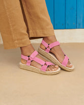 Suede Hiking Sandals - Women’s Shoes | 
