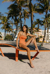 Double Tie-Up One Piece - Beachwear Collection | 