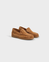 Suede Moccasin Loafers - Women’s Loafers | 