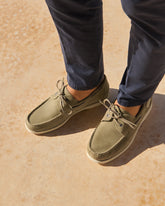 Suede Boat-Shoes - Hamptons Forest | 