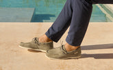 Suede Boat-Shoes - Scarpe Uomo | 