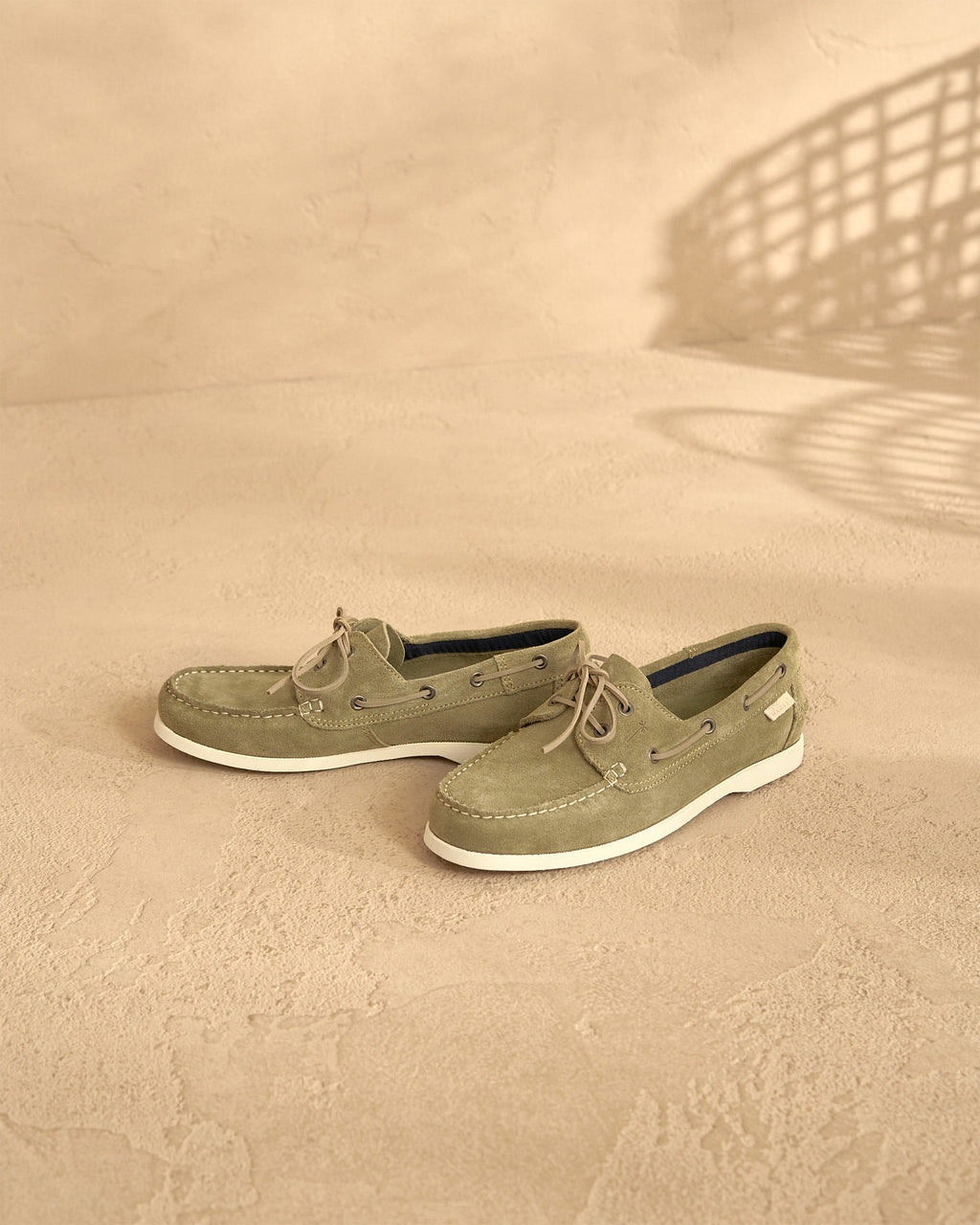 Suede Boat-Shoes - Forest