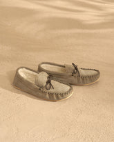 Suede With Faux Fur Moccasins - Summer Holiday Promo | 