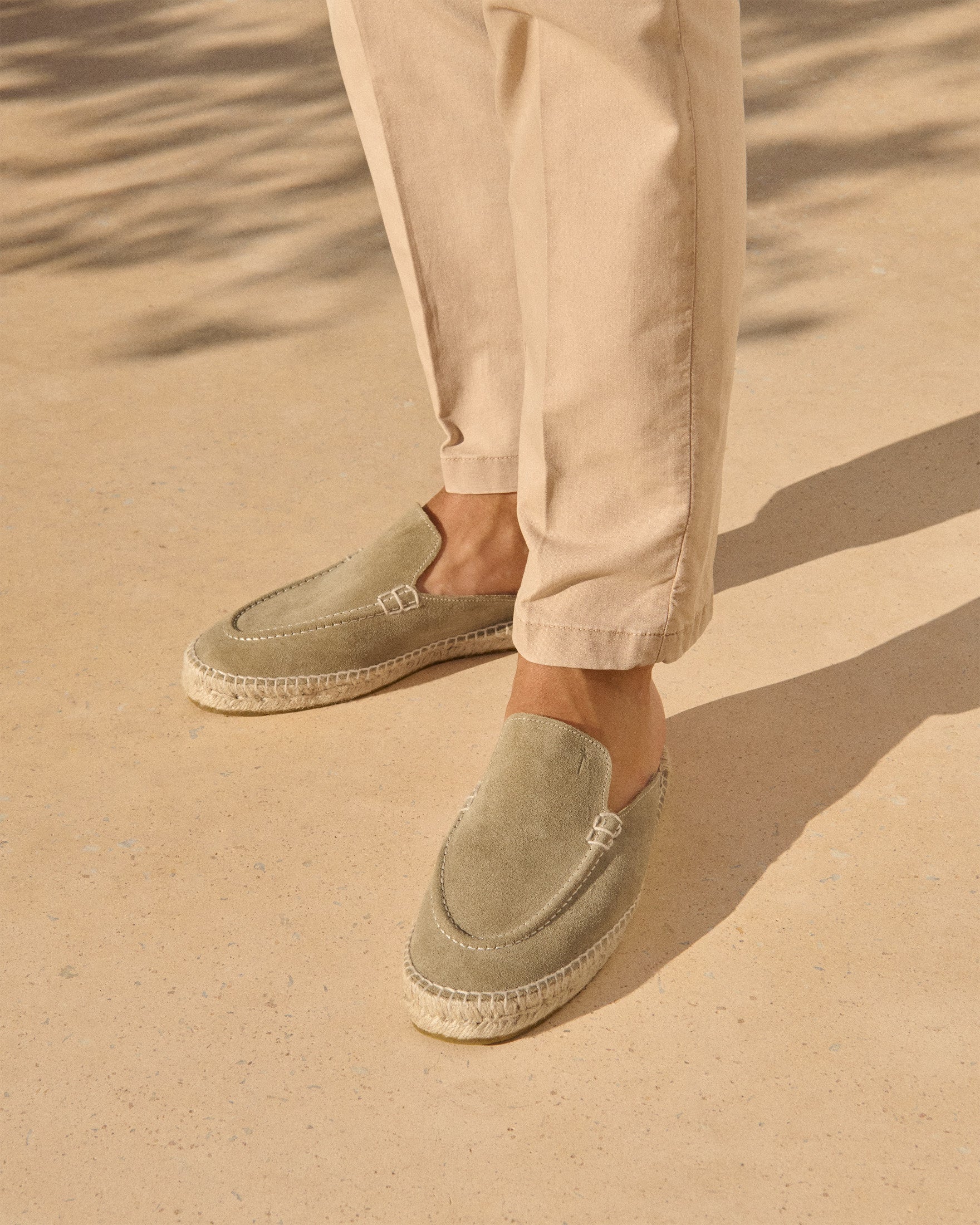 Suede Traveler Loafers Mules - Hamptons Forest