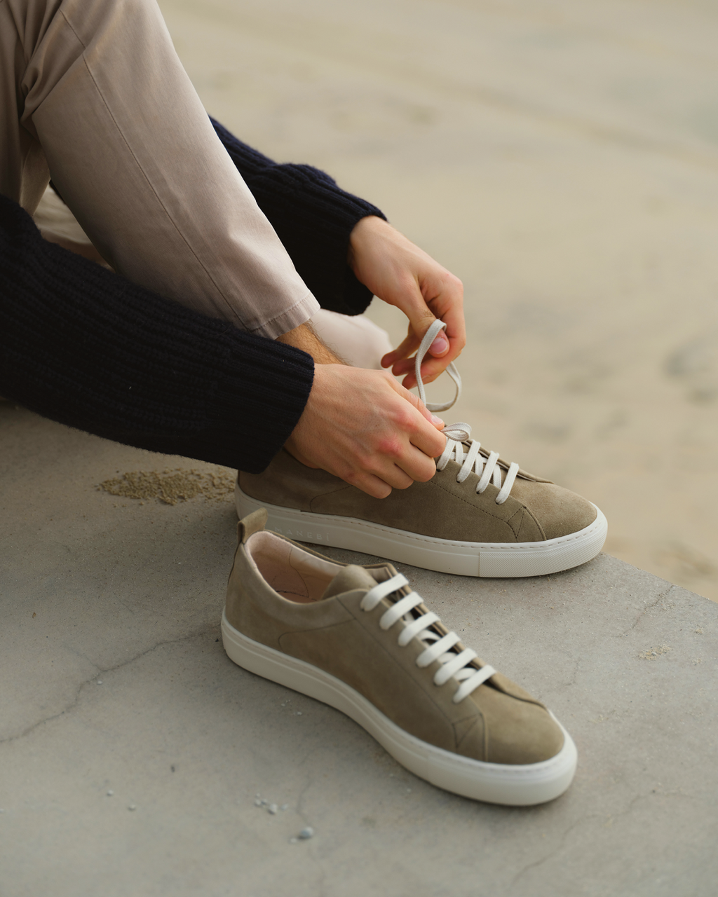 Suede Sneakers - Hamptons Forest